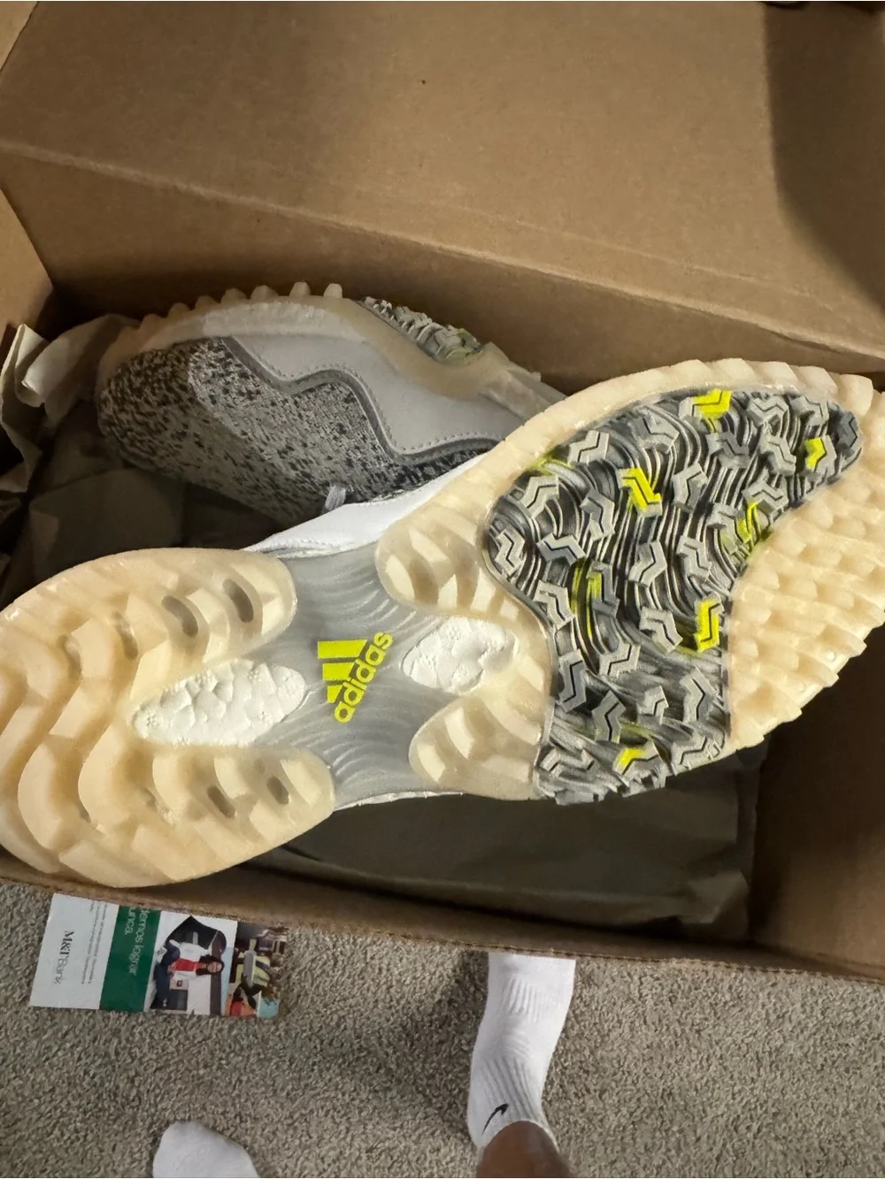Adidas Code choas spikeless golf shoe